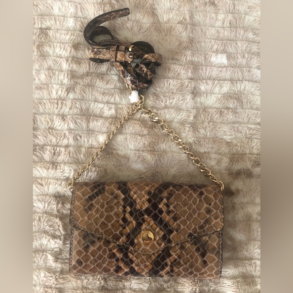 Michael Kors Snake Skin Cross Body Bag